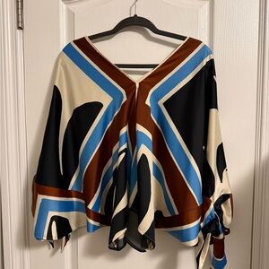 Zara Multicolor Geometric Top